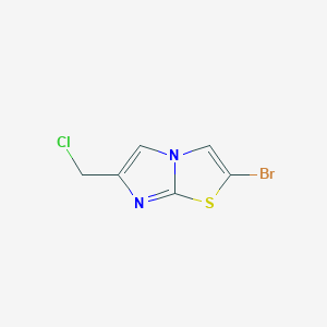 2-Bromo-6-(chloromethyl)imidazo[2,1-b]thiazole