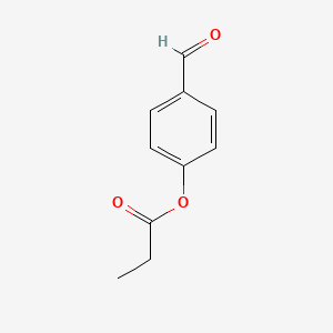 molecular formula C10H10O3 B1295054 4-甲酰苯基丙酸 CAS No. 50262-48-1