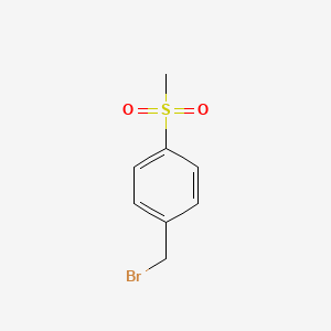 molecular formula C8H9ClO2S B1295055 1-(Bromomethyl)-4-(methylsulfonyl)benzene CAS No. 53606-06-7