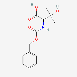 Cbz-(r)-2-amino-3-hydroxy-3-methylbutanoic acid