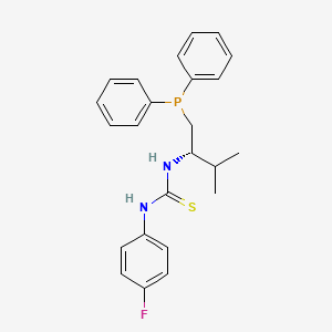 (S)-1-(1-(Diphenylphosphanyl)-3-methylbutan-2-yl)-3-(4-fluorophenyl)thiourea