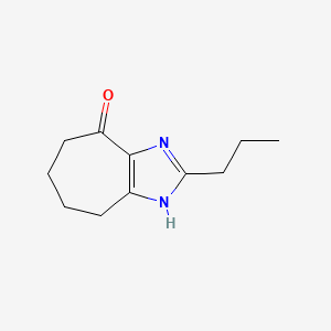 2-propyl-5,6,7,8-tetrahydro-3H-cycloheptimidazol-4-one