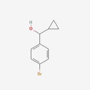 molecular formula C10H11BrO B1295059 (4-溴苯基)(环丙基)甲醇 CAS No. 70289-39-3