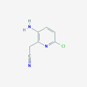 2-(3-Amino-6-chloropyridin-2-yl)acetonitrile