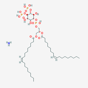 azane;[(2R)-3-[hydroxy-[(1R,2R,3S,4R,5R,6S)-2,3,6-trihydroxy-4,5-diphosphonooxycyclohexyl]oxyphosphoryl]oxy-2-[(Z)-octadec-9-enoyl]oxypropyl] (Z)-octadec-9-enoate