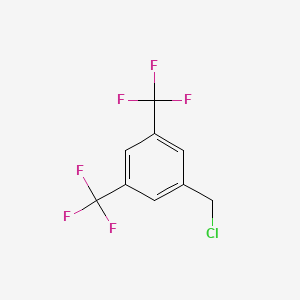 molecular formula C9H5ClF6 B1295061 3,5-Bis(trifluoromethyl)benzyl chloride CAS No. 75462-59-8