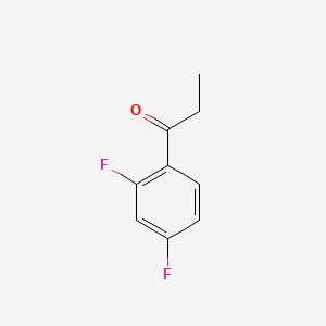 molecular formula C9H8F2O B1295064 2',4'-二氟丙基苯甲酮 CAS No. 85068-30-0