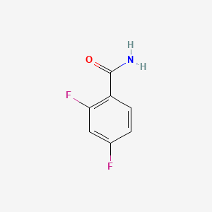 molecular formula C7H5F2NO B1295065 2,4-二氟苯甲酰胺 CAS No. 85118-02-1