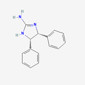 Rel-(4R,5S)-4,5-diphenyl-4,5-dihydro-1H-imidazol-2-amine