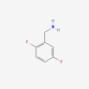 molecular formula C7H7F2N B1295066 2,5-Difluorobenzylamine CAS No. 85118-06-5