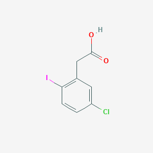 2-(5-Chloro-2-iodophenyl)acetic acid