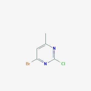 molecular formula C5H4BrClN2 B12950695 4-Bromo-2-chloro-6-methylpyrimidine 