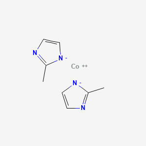 molecular formula C8H10CoN4 B12950717 Cobalt 2-methylimidazole 