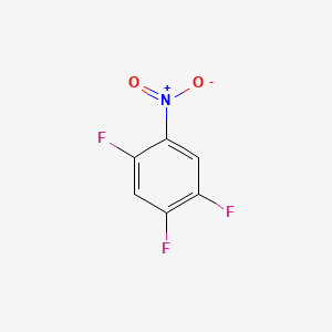 molecular formula C6H2F3NO2 B1295072 1,2,4-三氟-5-硝基苯 CAS No. 2105-61-5