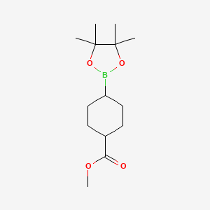 Methyl 4-(4,4,5,5-tetramethyl-1,3,2-dioxaborolan-2-yl)cyclohexane-1-carboxylate