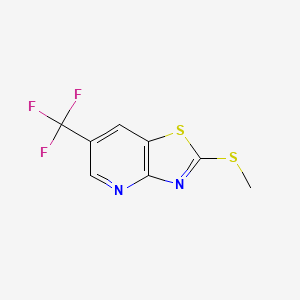 Thiazolo[4,5-b]pyridine,2-(methylthio)-6-(trifluoromethyl)-