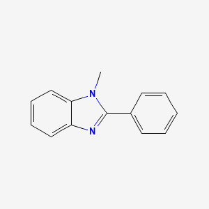 molecular formula C14H12N2 B1295082 1-Methyl-2-phenylbenzimidazole CAS No. 2622-63-1
