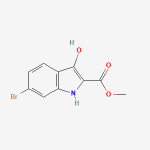 Methyl 6-bromo-3-hydroxy-1H-indole-2-carboxylate