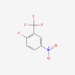 molecular formula C7H3F4NO2 B1295085 2-氟-5-硝基苯三氟化物 CAS No. 400-74-8