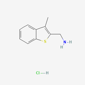 (3-Methylbenzo[b]thiophen-2-yl)methanamine hydrochloride