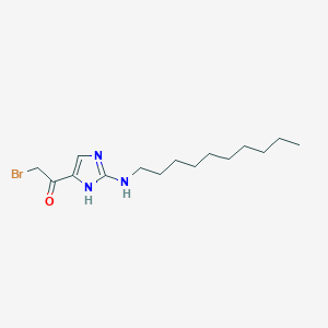 2-Bromo-1-[2-(decylamino)-1H-imidazol-5-yl]ethan-1-one