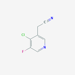 2-(4-Chloro-5-fluoropyridin-3-yl)acetonitrile