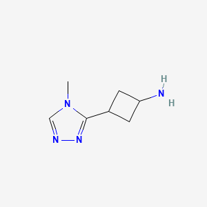 trans-3-(4-Methyl-4H-1,2,4-triazol-3-yl)cyclobutanamine