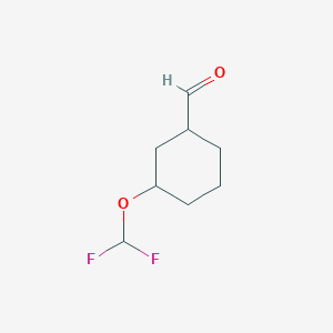 3-(Difluoromethoxy)cyclohexane-1-carbaldehyde