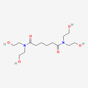 molecular formula C14H28N2O6 B1295092 n,n,n',n'-Tetrakis(2-hydroxyethyl)adipamide CAS No. 6334-25-4