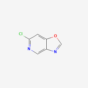 molecular formula C6H3ClN2O B12950947 6-Chlorooxazolo[4,5-c]pyridine 