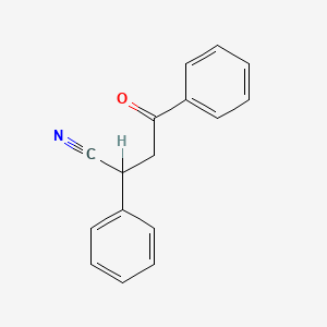 molecular formula C16H13NO B1295096 4-Oxo-2,4-diphenylbutanenitrile CAS No. 6268-00-4