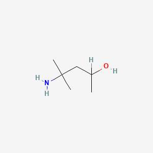 molecular formula C6H15NO B1295098 4-Amino-4-methylpentan-2-ol CAS No. 4404-98-2