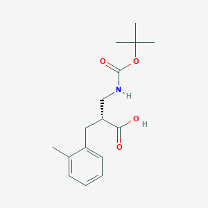 (R)-3-((tert-Butoxycarbonyl)amino)-2-(2-methylbenzyl)propanoic acid