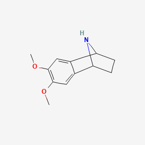 molecular formula C12H15NO2 B12951026 6,7-Dimethoxy-1,2,3,4-tetrahydro-1,4-epiminonaphthalene 