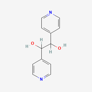 molecular formula C12H12N2O2 B1295104 1,2-Dipyridin-4-ylethane-1,2-diol CAS No. 5486-06-6