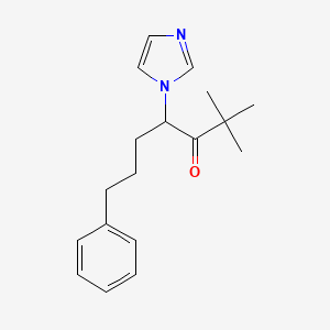 4-(1h-Imidazol-1-yl)-2,2-dimethyl-7-phenylheptan-3-one