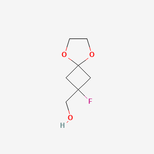 (2-Fluoro-5,8-dioxaspiro[3.4]octan-2-yl)methanol