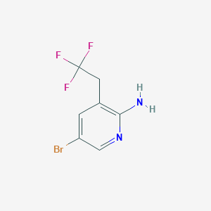 5-Bromo-3-(2,2,2-trifluoroethyl)pyridin-2-amine