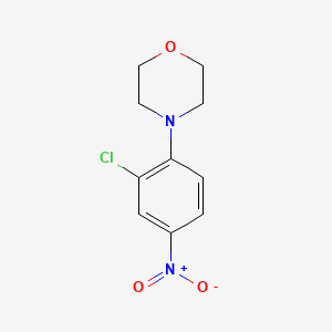 molecular formula C10H11ClN2O3 B1295113 4-(2-Chloro-4-nitrophenyl)morpholine CAS No. 55435-71-7