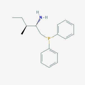 molecular formula C18H24NP B12951139 (2S,3S)-1-(Diphenylphosphanyl)-3-methylpentan-2-amine 