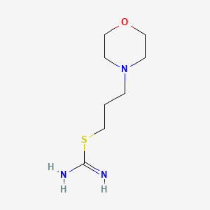 molecular formula C8H17N3OS B12951163 3-Morpholinopropyl carbamimidothioate 