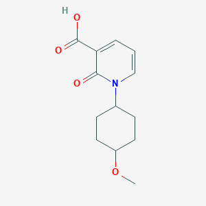 Rel-1-((1r,4r)-4-methoxycyclohexyl)-2-oxo-1,2-dihydropyridine-3-carboxylic acid