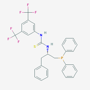 (S)-1-(3,5-Bis(trifluoromethyl)phenyl)-3-(1-(diphenylphosphanyl)-3-phenylpropan-2-yl)thiourea