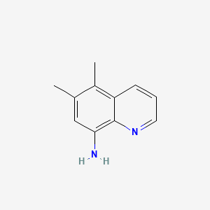 molecular formula C11H12N2 B1295123 5,6-二甲基喹啉-8-胺 CAS No. 68527-69-5