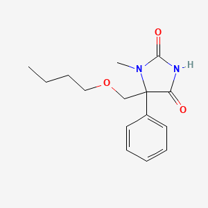 5-(Butoxymethyl)-1-methyl-5-phenylimidazolidine-2,4-dione