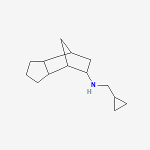 molecular formula C14H23N B12951378 N-(Cyclopropylmethyl)octahydro-1H-4,7-methanoinden-5-amine 