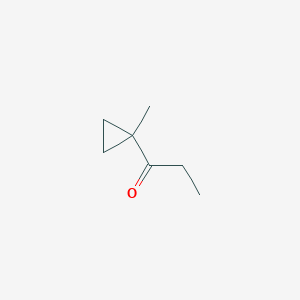 molecular formula C7H12O B12951387 1-(1-Methylcyclopropyl)propan-1-one 