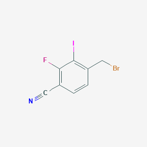 4-(Bromomethyl)-2-fluoro-3-iodobenzonitrile