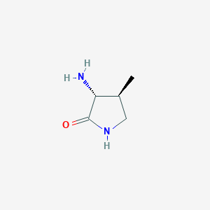 Rel-(3R,4S)-3-amino-4-methylpyrrolidin-2-one