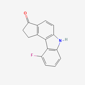 10-Fluoro-1,2-dihydrocyclopenta[c]carbazol-3(6H)-one